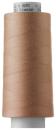 Spule Trojalock Overlockgarn in Dunkelbeige, Farbcode 1222